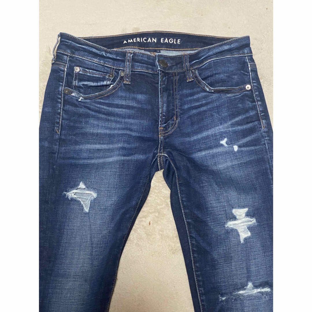 American Eagle(アメリカンイーグル)のアメリカンイーグル☆JEGGING ☆スキニーストレッチデニム☆ 6 SHORT メンズのパンツ(デニム/ジーンズ)の商品写真