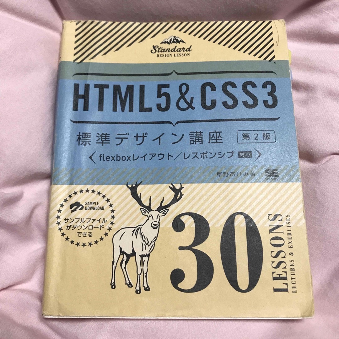 ＨＴＭＬ５　＆　ＣＳＳ３標準デザイン講座３０　ＬＥＳＳＯＮＳ エンタメ/ホビーの本(コンピュータ/IT)の商品写真