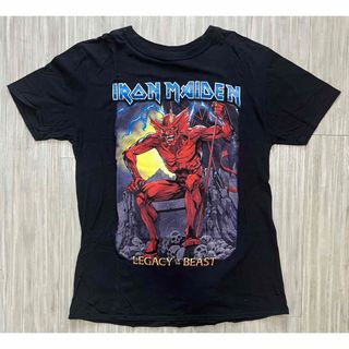 ギルタン(GILDAN)の古着 バンドTシャツ 半袖T アイアンメイデン(Tシャツ/カットソー(半袖/袖なし))