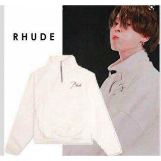 rhude ハーフジップ スウェット セットアップ