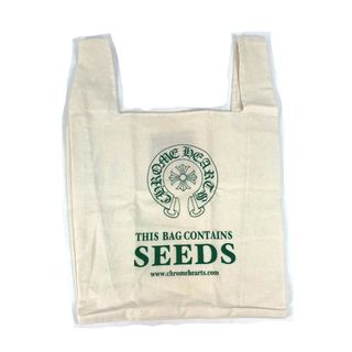 クロムハーツ(Chrome Hearts)のクロムハーツ CHROME HEARTS SEEDS エコバッグ 非売品 ノベルティ ホースシュー トートバッグ ハンドバッグ コットン ベージュ 未使用(ハンドバッグ)