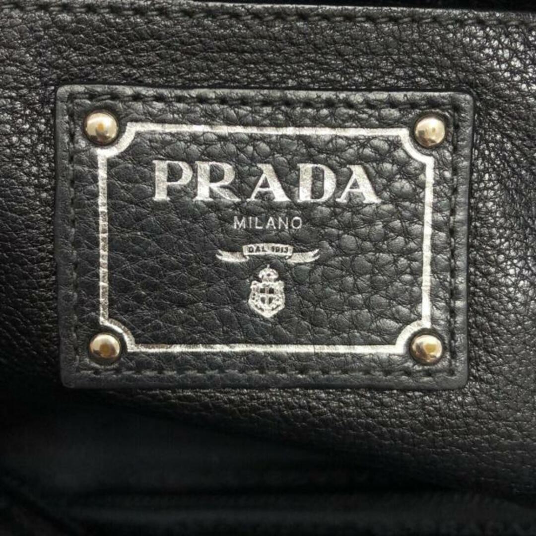 PRADA(プラダ)のプラダ トートバッグ - 黒 革タグ レザー レディースのバッグ(トートバッグ)の商品写真