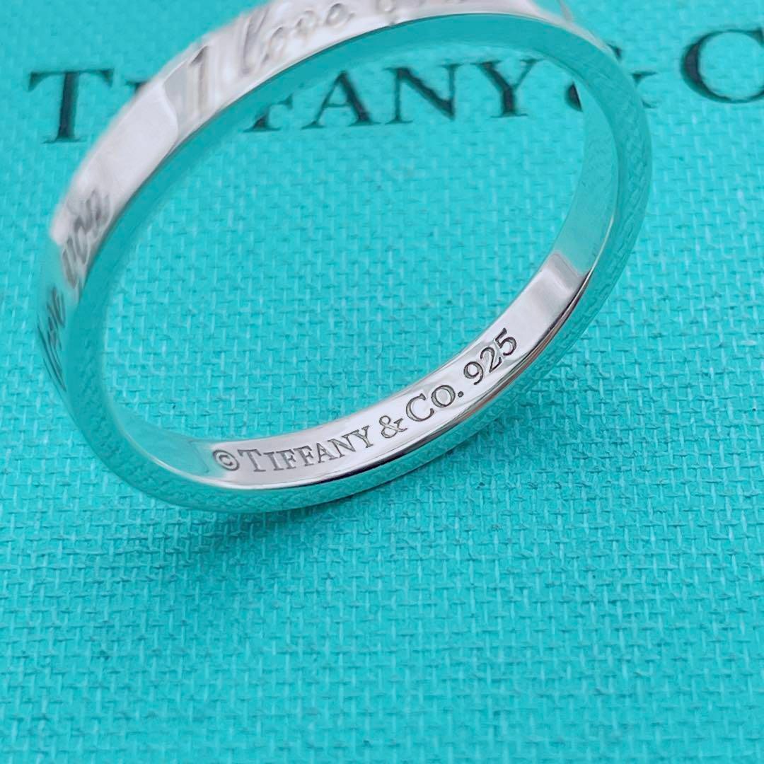 Tiffany & Co.(ティファニー)の【極美品】Tiffany & Co. リング　ノーツ　I LOVE YOU レディースのアクセサリー(リング(指輪))の商品写真