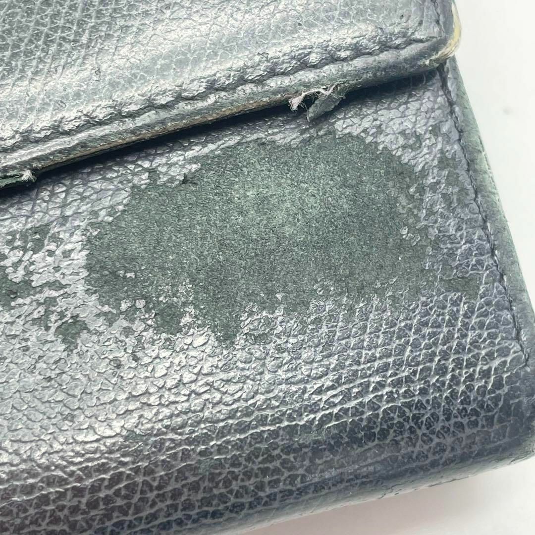 CHANEL(シャネル)のシャネル　三つ折り財布　ココマーク　レザー　ブラック　コンパクトウォレット レディースのファッション小物(財布)の商品写真