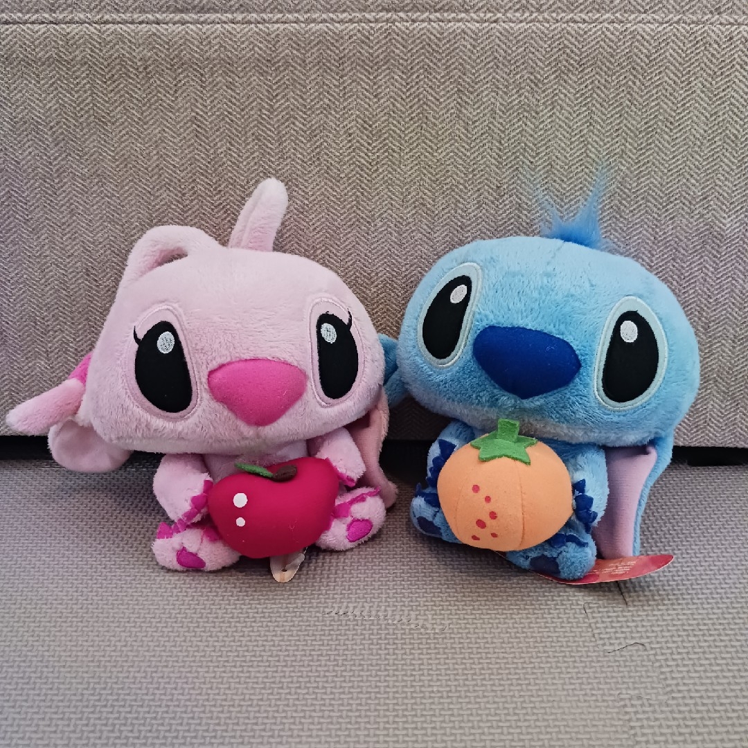 STITCH(スティッチ)のスティッチ&エンジェル　ぬいぐるみ エンタメ/ホビーのおもちゃ/ぬいぐるみ(ぬいぐるみ)の商品写真