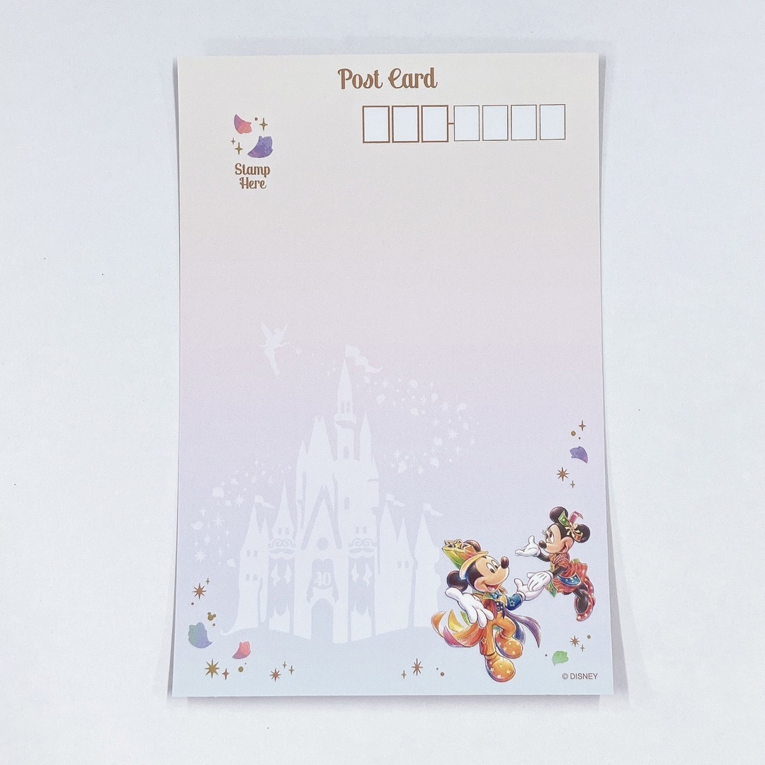 Disney(ディズニー)のディズニー40周年  ポストカード エンタメ/ホビーのコレクション(使用済み切手/官製はがき)の商品写真