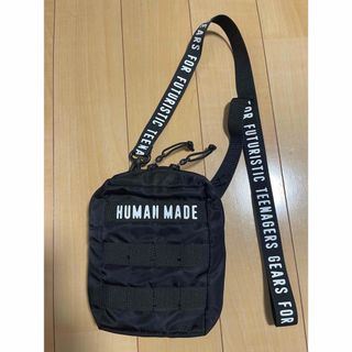 ヒューマンメイド(HUMAN MADE)のHUMAN MADE MILITARY POUCH ヒューマンメイド 黒(ショルダーバッグ)