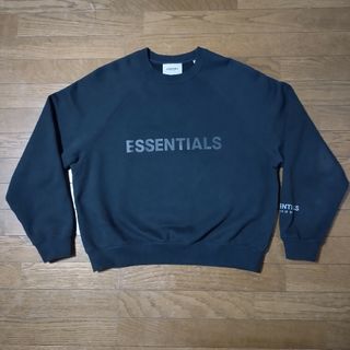 フィアオブゴッド(FEAR OF GOD)のEssentials エッセンシャルズ ラグラン スウェットシャツ ブラック(スウェット)