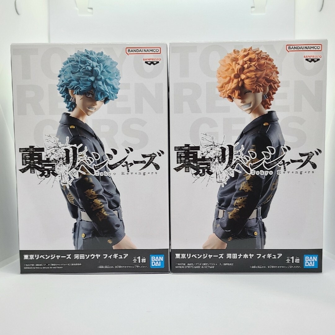 BANPRESTO(バンプレスト)の東京リベンジャーズ 河田ソウヤ＆河田ナホヤ フィギュア 2種セット エンタメ/ホビーのフィギュア(アニメ/ゲーム)の商品写真