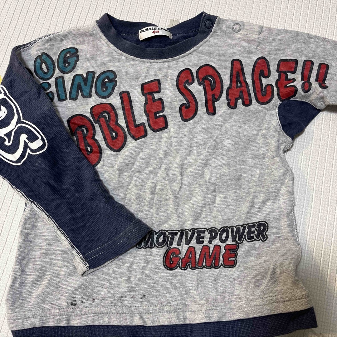 95センチ　ロンT  2枚セット キッズ/ベビー/マタニティのキッズ服男の子用(90cm~)(Tシャツ/カットソー)の商品写真