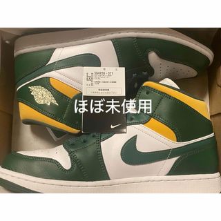 ナイキ(NIKE)の【NIKE】AIR JORDAN 1 MID “SUPER SONICS”(バスケットボール)