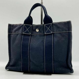 エルメス(Hermes)の✨️美品✨️HERMES ドーヴィルPM トートバッグ キャンバス ネイビー(トートバッグ)