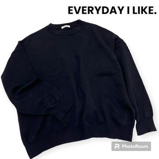 ドゥーズィエムクラス(DEUXIEME CLASSE)の美品 EVERYDAY I LIKE コットンニット プルオーバー セーター(ニット/セーター)