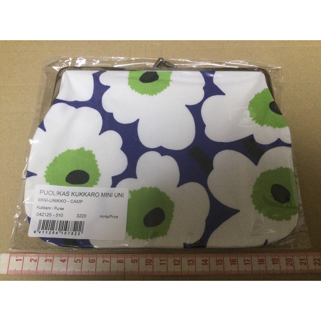 marimekko(マリメッコ)のMarimekko がま口ポーチ　ウニッコ　青 エンタメ/ホビーのコレクション(その他)の商品写真