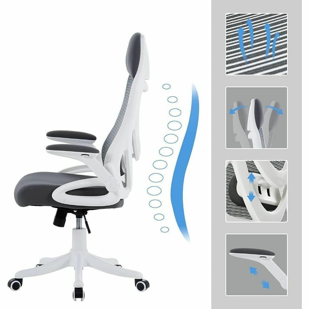 【新品】NORDICANA エルゴノミクスデスクチェア ゲーミングチェア インテリア/住まい/日用品の椅子/チェア(デスクチェア)の商品写真