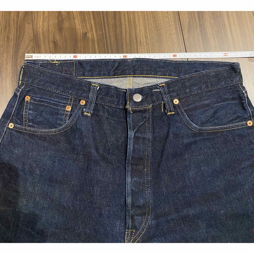 Levi's(リーバイス)のLevi's リーバイス  55501xx W36 復刻 米国 バレンシア　濃紺 メンズのパンツ(デニム/ジーンズ)の商品写真