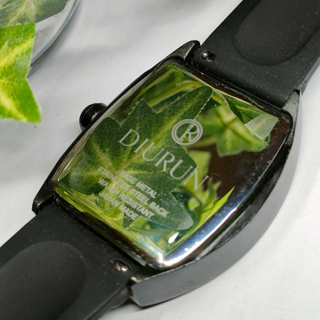 DIURUN 腕時計 ブラック ラバーグリップ  山下智久 山P ジジュン着用 メンズの時計(腕時計(アナログ))の商品写真
