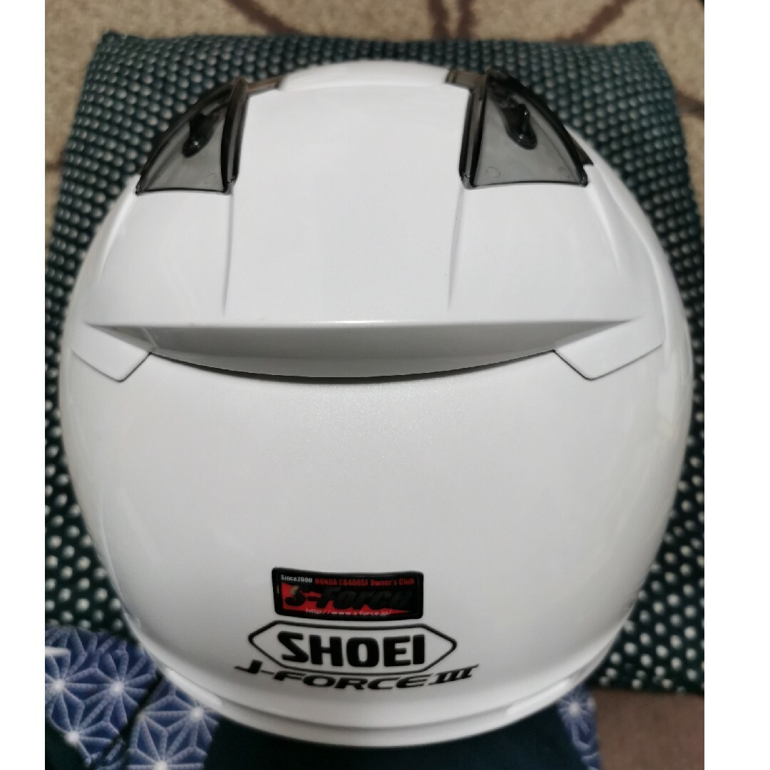 SHOEI(ショウエイ)の美品！SHOEI J force 3 XL ホワイト　新品内装セット ショウエイ 自動車/バイクのバイク(ヘルメット/シールド)の商品写真