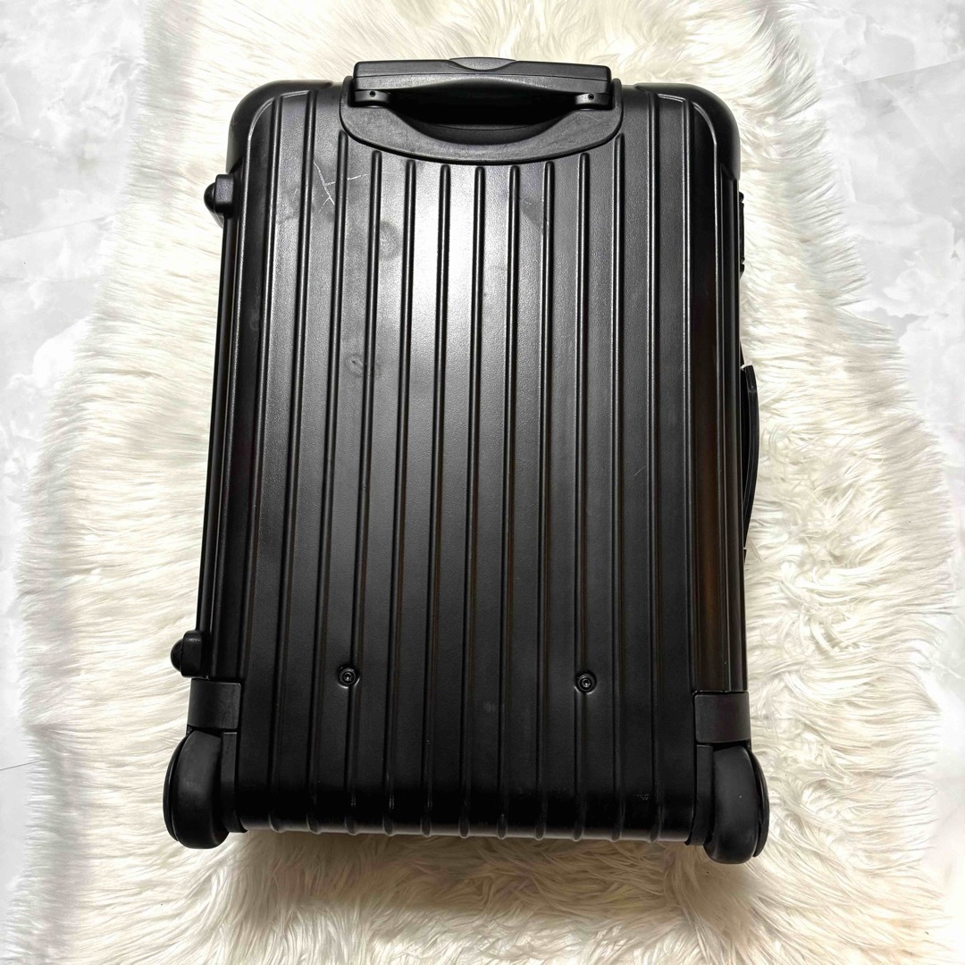 RIMOWA(リモワ)の本物 リモワ サルサ レザー切替 二輪 キャリーケース ブラック 機内持ち込み メンズのバッグ(トラベルバッグ/スーツケース)の商品写真