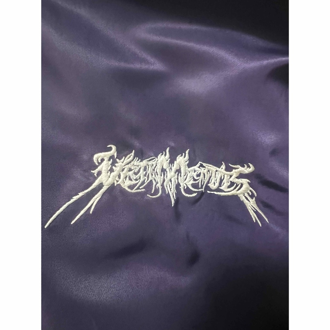 VETEMENTS(ヴェトモン)のvetements TFD ボンバージャケット　パープル　極美品　XS メンズのジャケット/アウター(ブルゾン)の商品写真