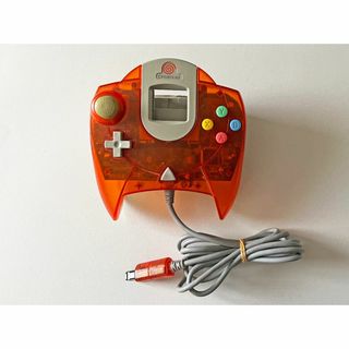 セガ(SEGA)のドリームキャスト コントローラー クリアオレンジ　Dreamcast DC(その他)