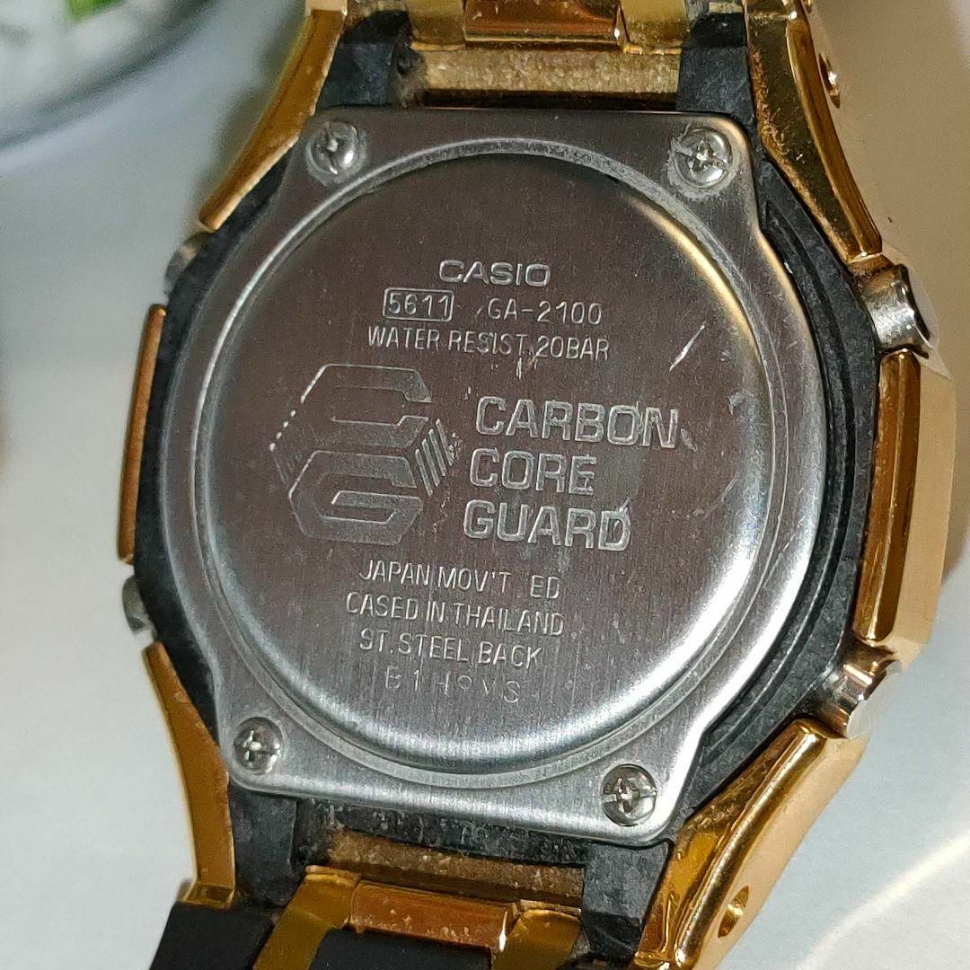 CASIO(カシオ)のCASIO G-SHOCK カスタマイズ品 ローズゴールド Ga2100-1A1 レディースのファッション小物(腕時計)の商品写真