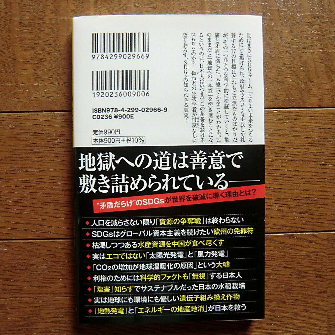 宝島社(タカラジマシャ)のSDGsの大嘘 池田晴彦 エンタメ/ホビーの本(ノンフィクション/教養)の商品写真