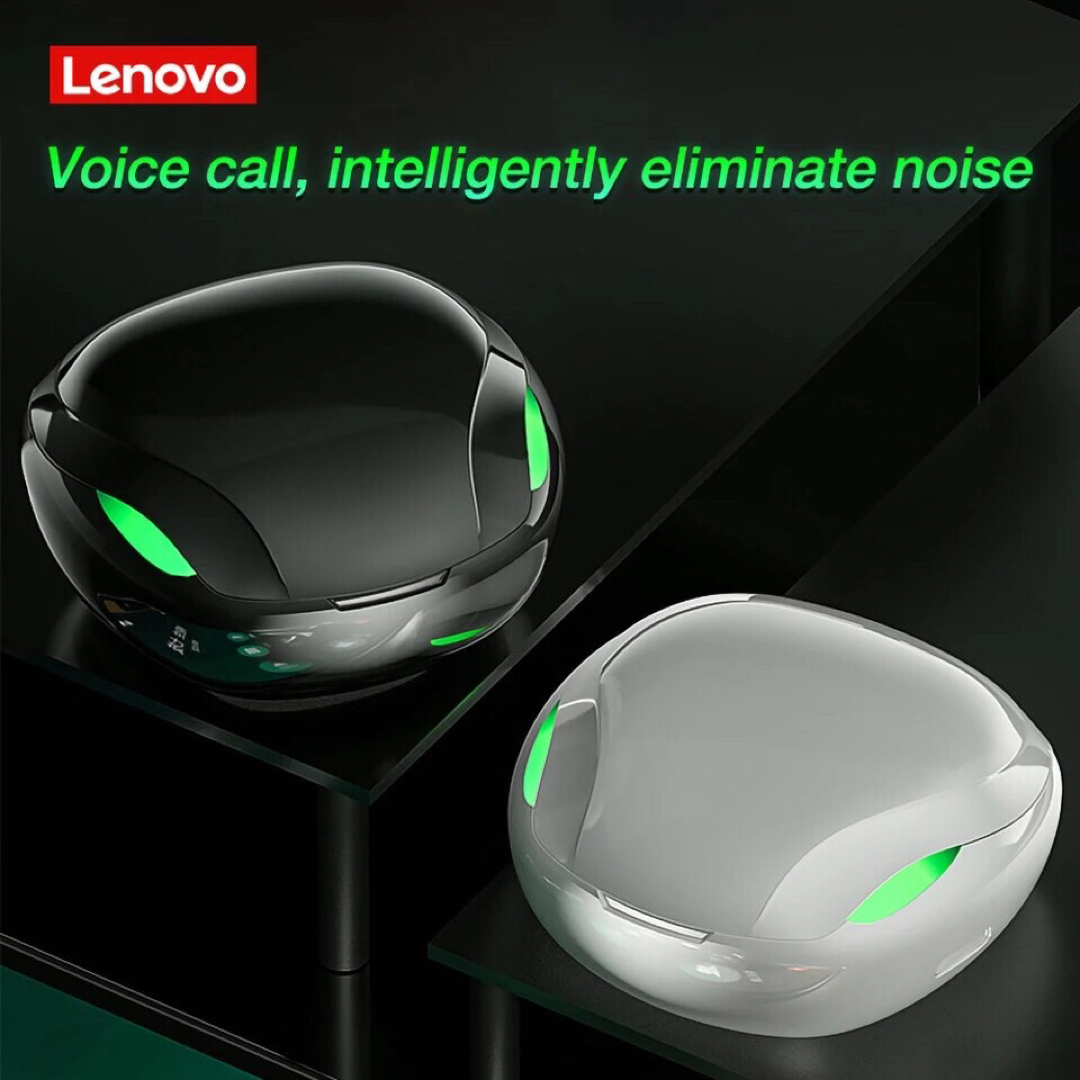Lenovo(レノボ)の【新品】XT92 Bluetoothイヤホン Lenovo ゲーミングイヤホン黒 スマホ/家電/カメラのオーディオ機器(ヘッドフォン/イヤフォン)の商品写真