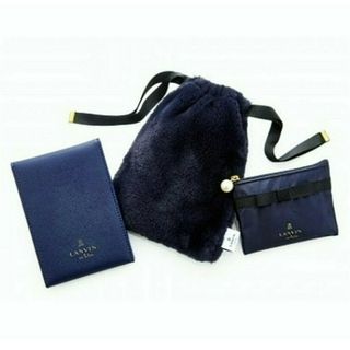 ランバンオンブルー(LANVIN en Bleu)の新品未開封 ランバンオンブルー 超スペシャル 3点セット ミラー ポーチ 付録(ファッション)