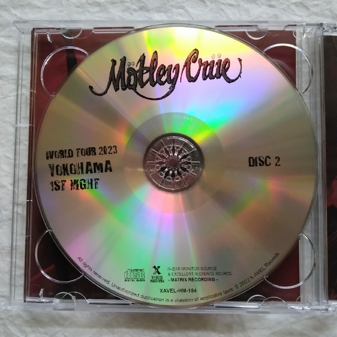 Motley Crue/World Tour 2023　Yokohama 1st エンタメ/ホビーのCD(ポップス/ロック(洋楽))の商品写真