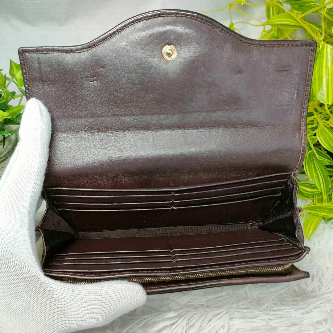 Gucci(グッチ)のグッチ スーキー 長財布 インターロッキング ブラウン GUCCI 財布 GG レディースのファッション小物(財布)の商品写真
