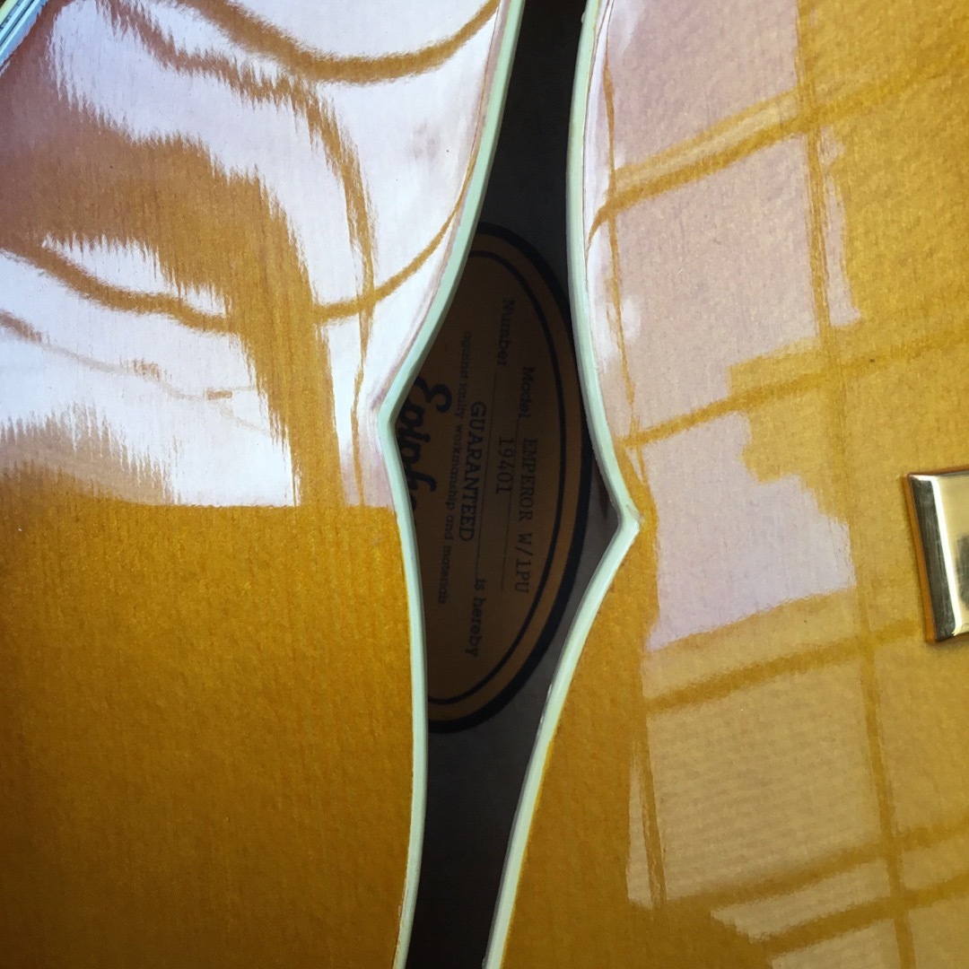 エピフォンエンペラーギター 楽器のギター(エレキギター)の商品写真