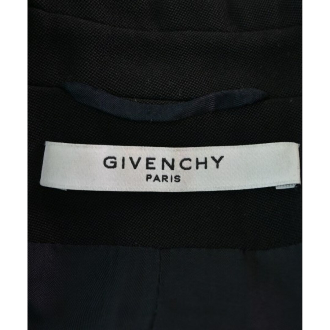 GIVENCHY(ジバンシィ)のGIVENCHY ジバンシー テーラードジャケット 36(XS位) 黒 【古着】【中古】 レディースのジャケット/アウター(テーラードジャケット)の商品写真