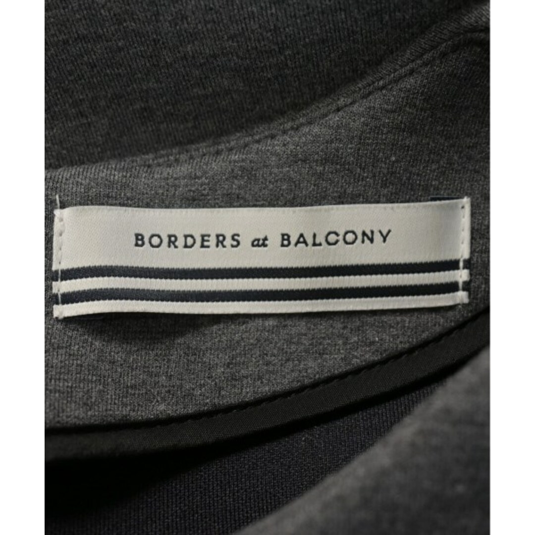 BORDERS at BALCONY(ボーダーズアットバルコニー)のBORDERS at BALCONY ワンピース 38(M位) グレー 【古着】【中古】 レディースのワンピース(ひざ丈ワンピース)の商品写真