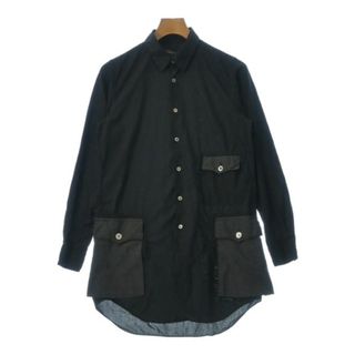 ブラックコムデギャルソン(BLACK COMME des GARCONS)のBLACK COMME des GARCONS カジュアルシャツ S 黒 【古着】【中古】(シャツ)