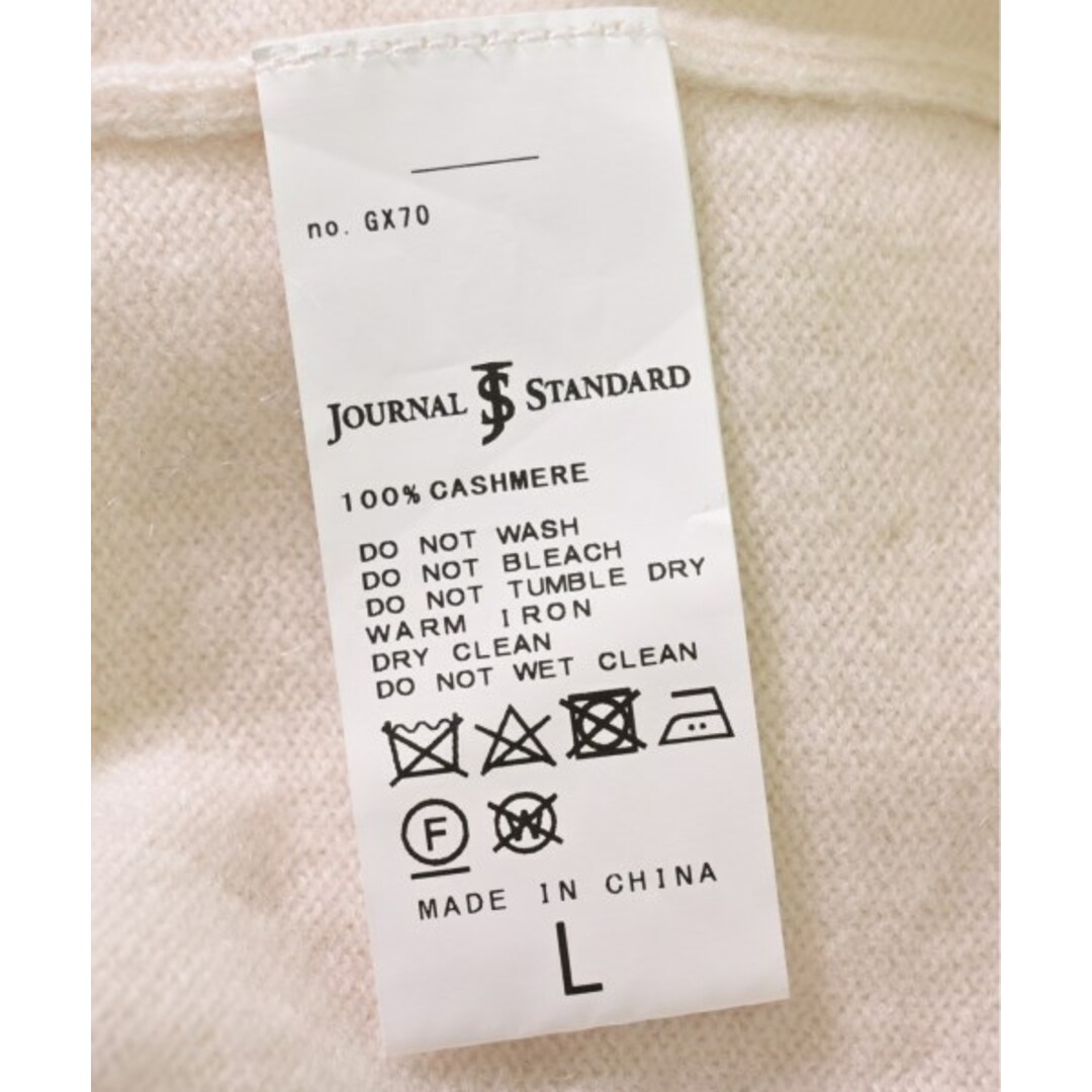 JOURNAL STANDARD(ジャーナルスタンダード)のJOURNAL STANDARD ニット・セーター L アイボリー 【古着】【中古】 メンズのトップス(ニット/セーター)の商品写真