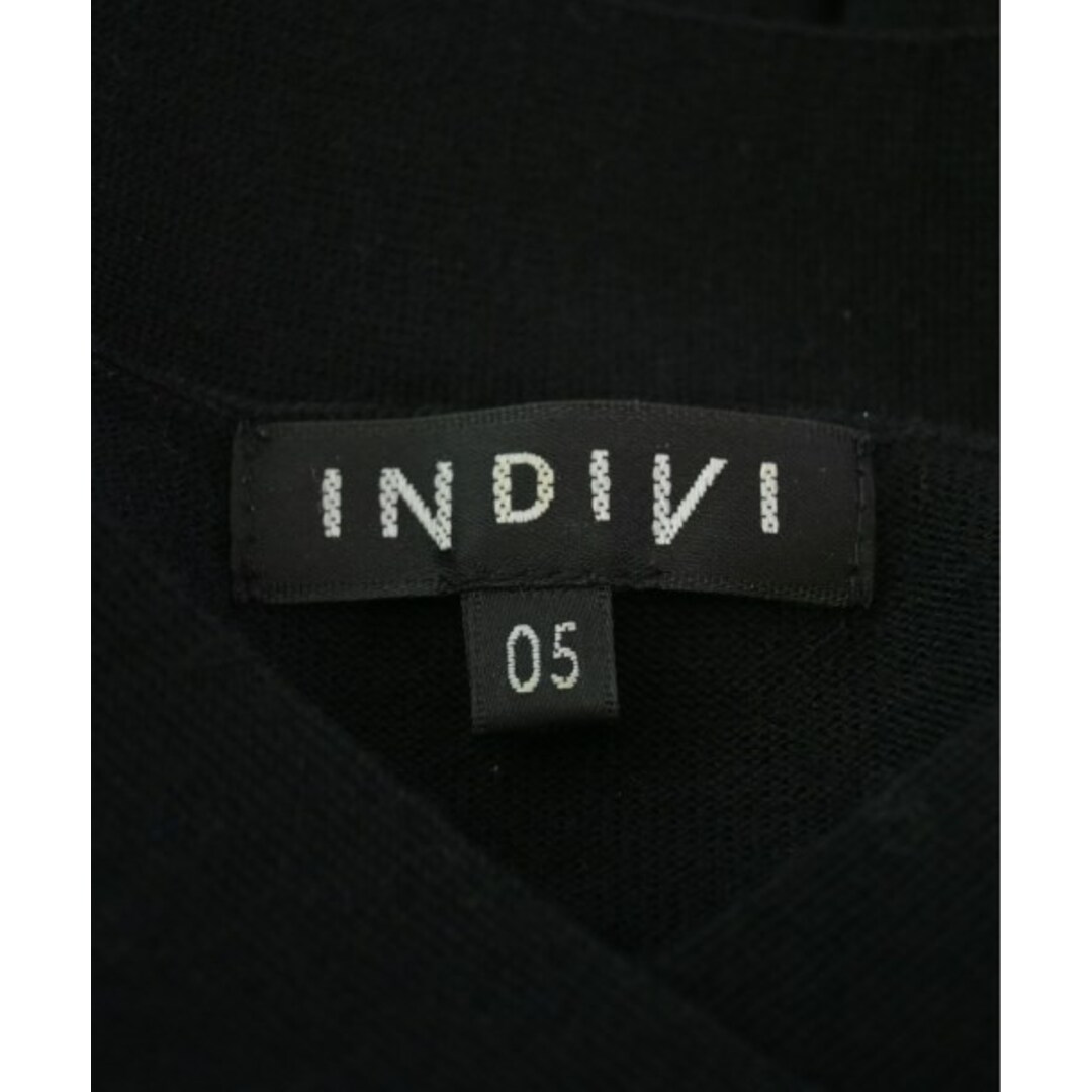 INDIVI(インディヴィ)のINDIVI インディヴィ ニット・セーター 05(XXS位) 黒 【古着】【中古】 レディースのトップス(ニット/セーター)の商品写真