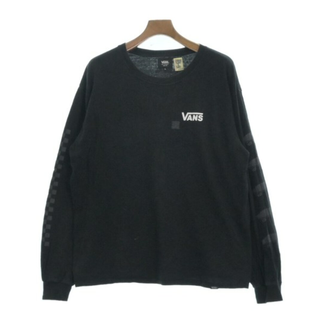 VANS(ヴァンズ)のVANS バンズ Tシャツ・カットソー L 黒 【古着】【中古】 メンズのトップス(Tシャツ/カットソー(半袖/袖なし))の商品写真