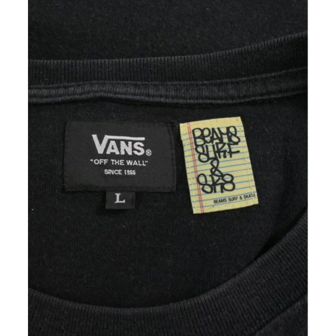 VANS(ヴァンズ)のVANS バンズ Tシャツ・カットソー L 黒 【古着】【中古】 メンズのトップス(Tシャツ/カットソー(半袖/袖なし))の商品写真