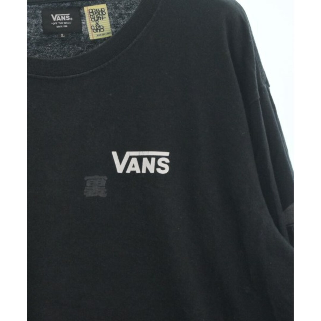 VANS(ヴァンズ)のVANS バンズ Tシャツ・カットソー L 黒 【古着】【中古】 メンズのトップス(Tシャツ/カットソー(半袖/袖なし))の商品写真