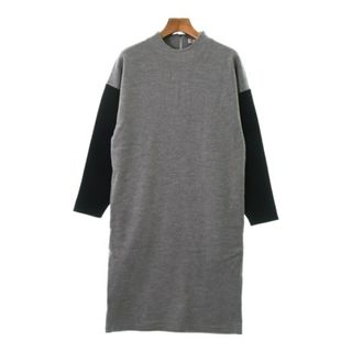 HYKE ハイク ワンピース -(M位) グレーx黒 【古着】【中古】