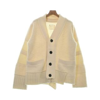 sacai サカイ カーディガン 1(S位) アイボリー 【古着】【中古】