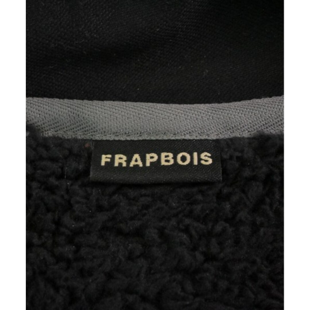 FRAPBOIS(フラボア)のFRAPBOIS フラボア モッズコート 1(S位) 黒 【古着】【中古】 レディースのジャケット/アウター(モッズコート)の商品写真