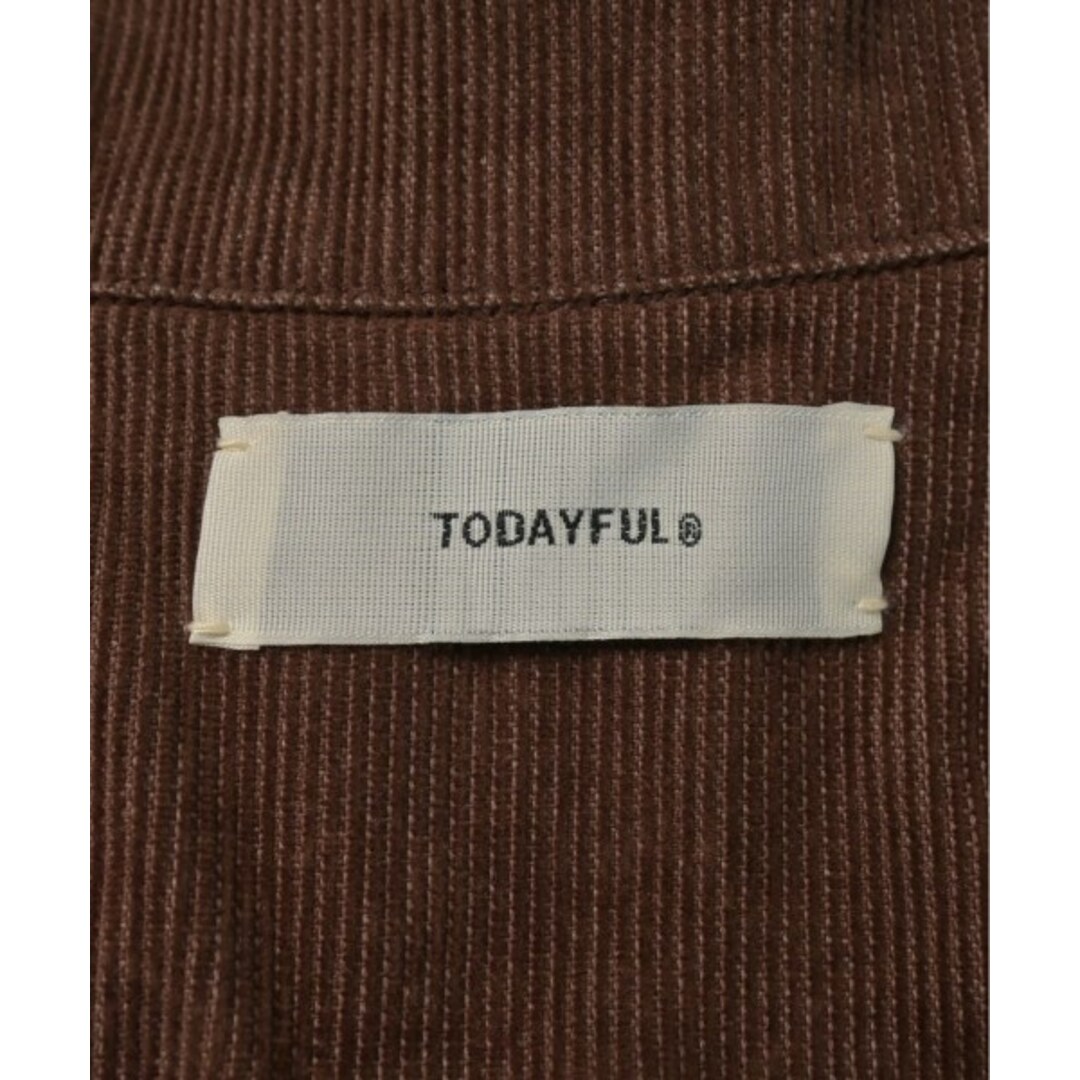 TODAYFUL(トゥデイフル)のTODAYFUL トゥデイフル ブルゾン 38(M位) 茶 【古着】【中古】 レディースのジャケット/アウター(その他)の商品写真