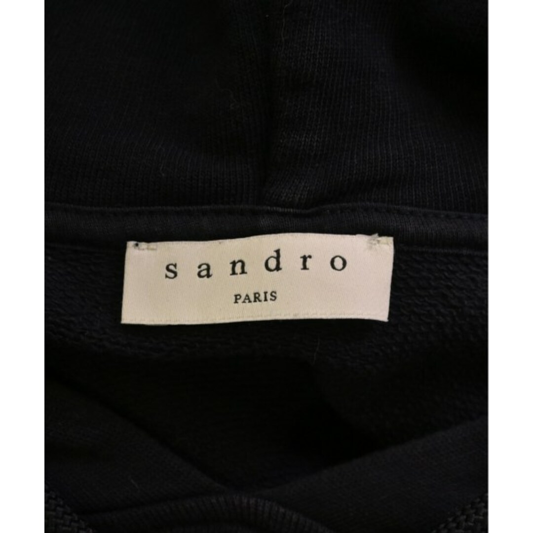 Sandro(サンドロ)のsandro サンドロ パーカー 1(S位) 紺 【古着】【中古】 メンズのトップス(パーカー)の商品写真