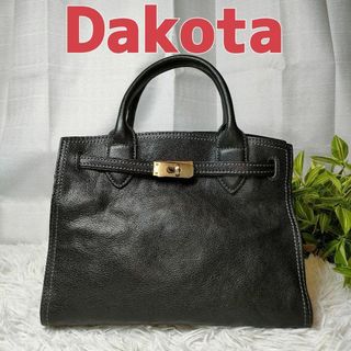 ダコタ(Dakota)のダコタ ハンドバッグ ブラック レザー Dakota バッグ 黒 革 人気型(ハンドバッグ)