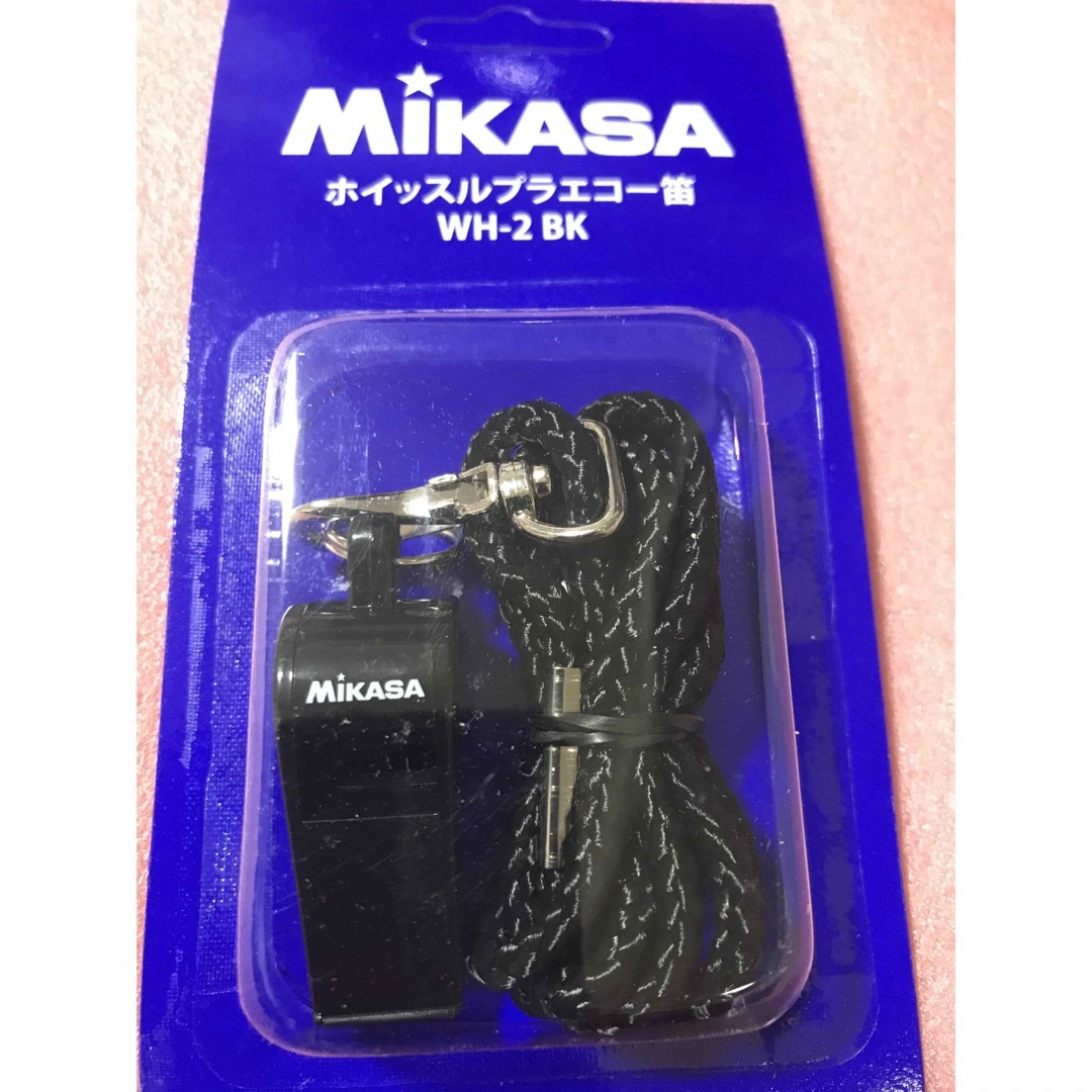 MIKASA(ミカサ)のミカサ(MIKASA) ホイッスルプラエコー笛  WH-2  ブラック スポーツ/アウトドアのスポーツ/アウトドア その他(バレーボール)の商品写真