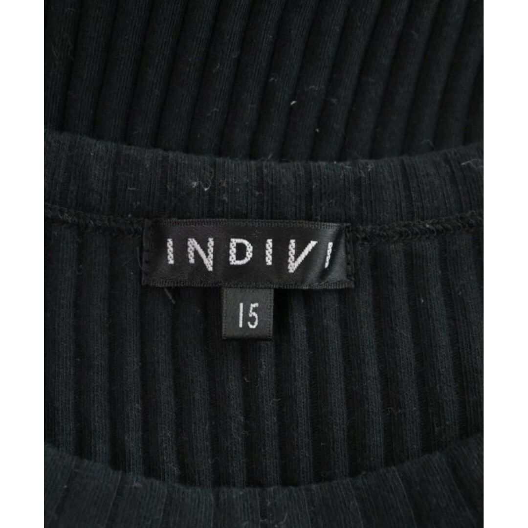 INDIVI(インディヴィ)のINDIVI インディヴィ Tシャツ・カットソー 15(XXL位) 黒 【古着】【中古】 レディースのトップス(カットソー(半袖/袖なし))の商品写真