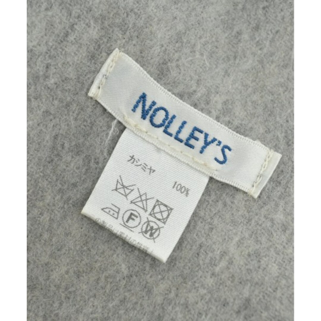 NOLLEY'S(ノーリーズ)のNolley's ノーリーズ マフラー - グレー 【古着】【中古】 レディースのファッション小物(マフラー/ショール)の商品写真