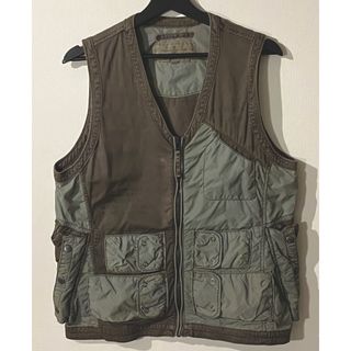 AVIREX - AVIREX LTD / Utility Vest /SIZE:L /KHAKI